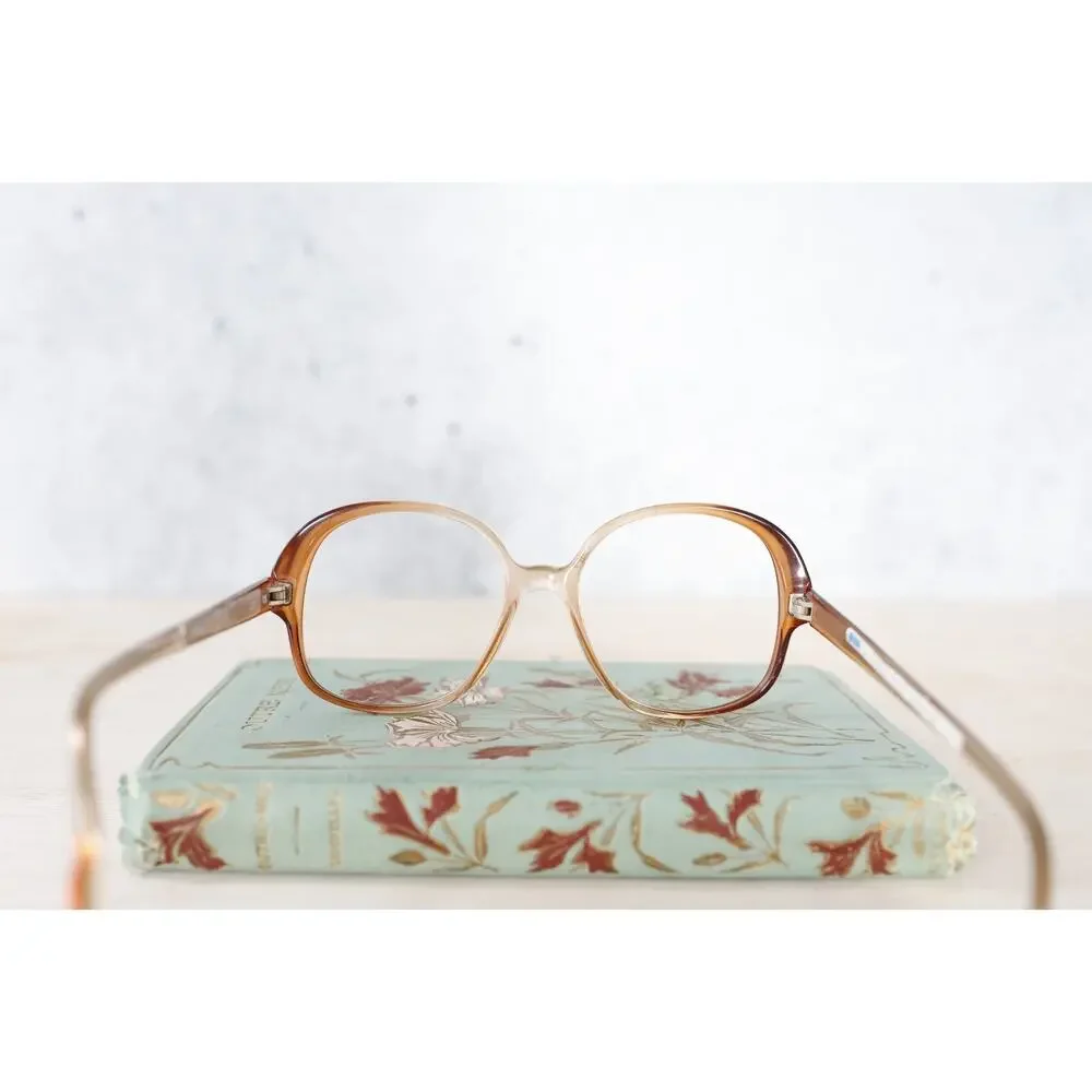 Vintage 1970s Germany Eyeglass frames 50-16 NOS Grandmacore Eyewear Nerd